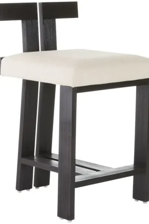 Viral Enola 33.5 inch Natural Counter Stool