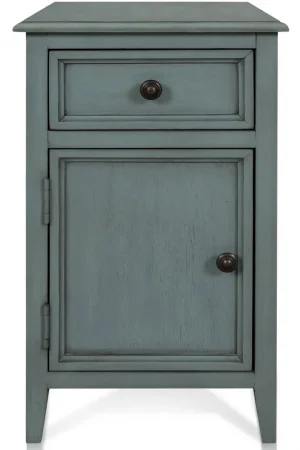 Aged Seafoam 25 X 15 inch Aged Seafoam Wash Side Table While Supplies Last