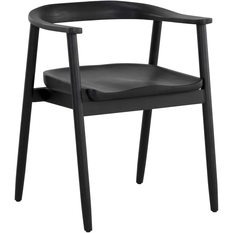 No Minimum Order Jeremy Black Dining Armchair