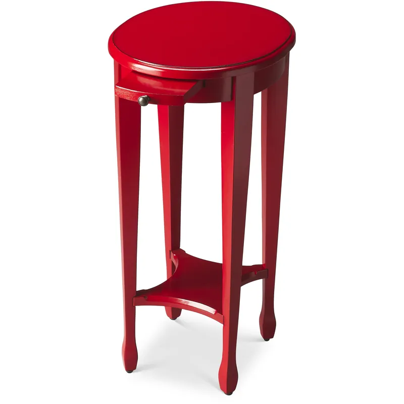 Brand New Butler Loft Arielle26 X 16 inch Red Accent Table, Round