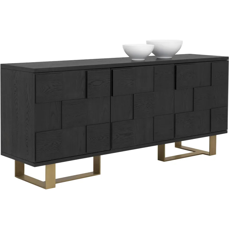 Sale Lars 79 X 18.5 inch Espresso / Antique Brass Sideboard