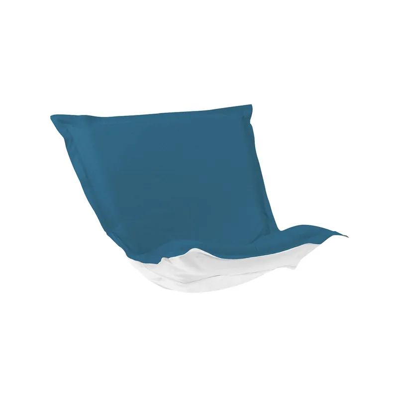 Puff Seascape Turquoise Chair Cushion with Cover Grab Now
