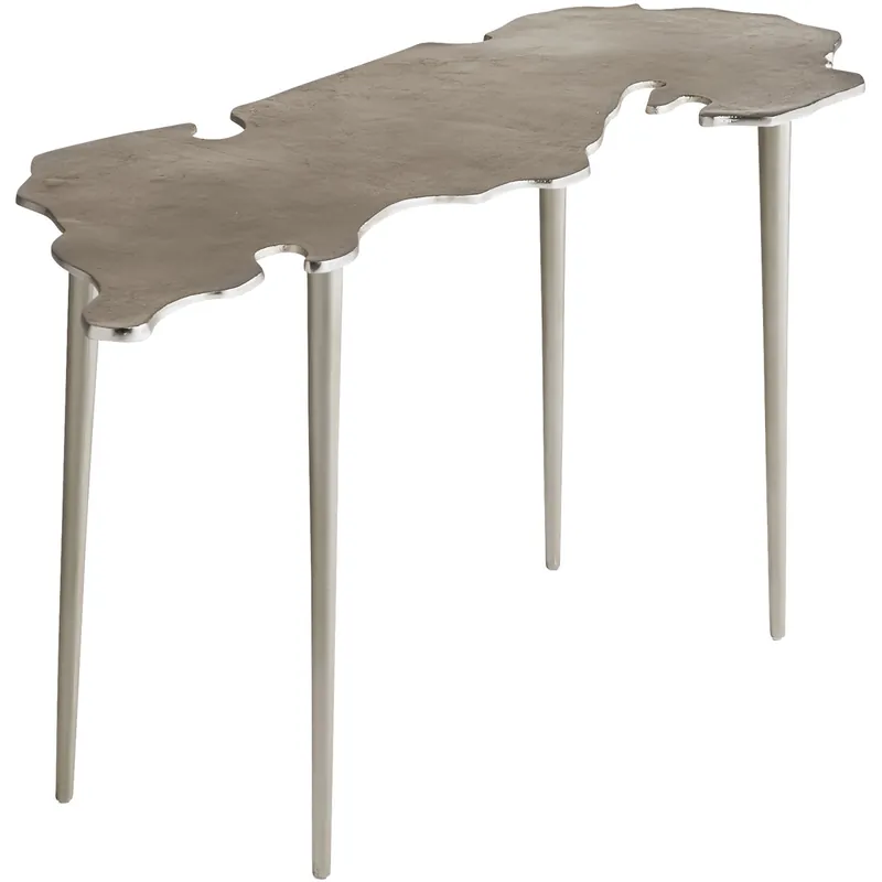 Special Offer Atlas 42 X 18 inch Antique Nickel Coffee Table
