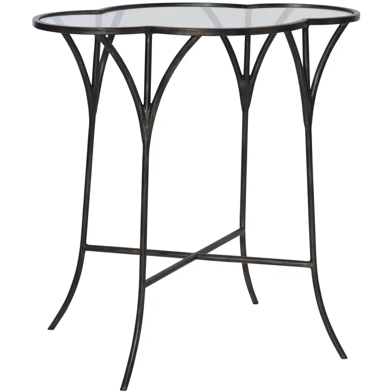 Adhira 24 X 24 inch Glass Accent Table While Supplies Last