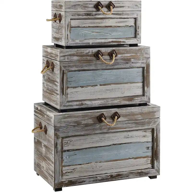 Nantucket Trunks, Set of 3 Grab Now