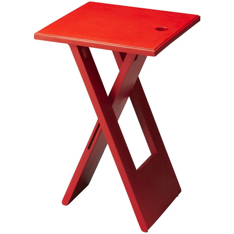 Butler Loft Hammond19 X 12 inch Red Accent Table Express Delivery