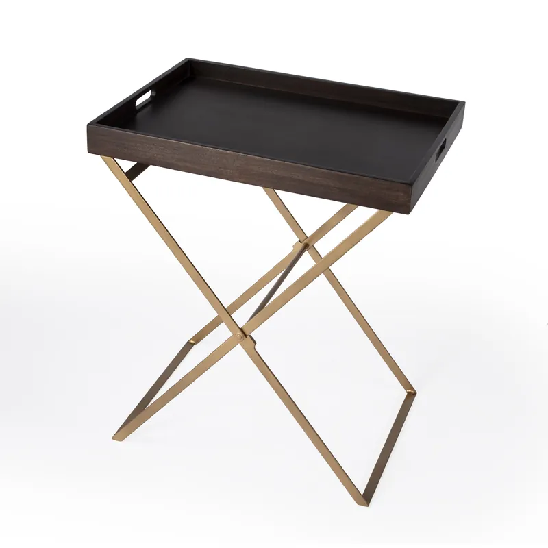 Emma Cross Legs Tray Side Table in Multi Special Offer