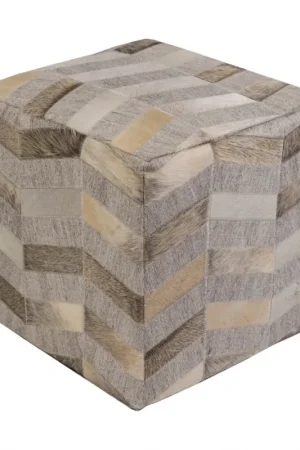 Affordable Lydia 18 inch Charcoal Ottoman