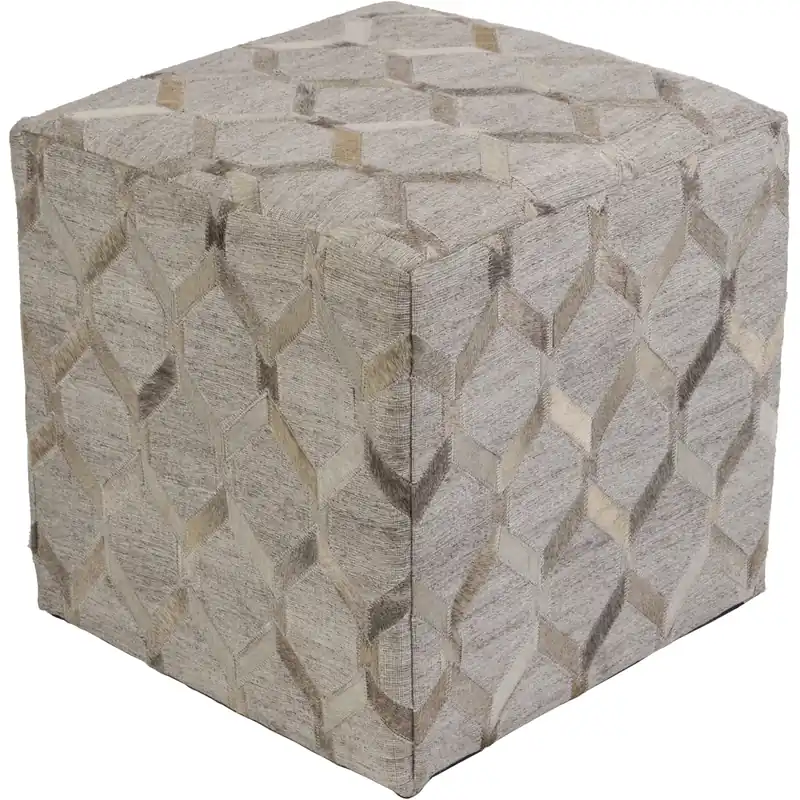 Lydia 18 inch Charcoal Ottoman Holiday Sale