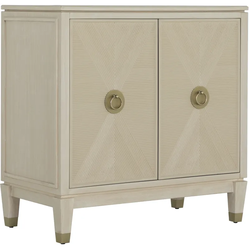 Don’t Miss Out Strella Stainless Champagne / Cerused White Cabinet