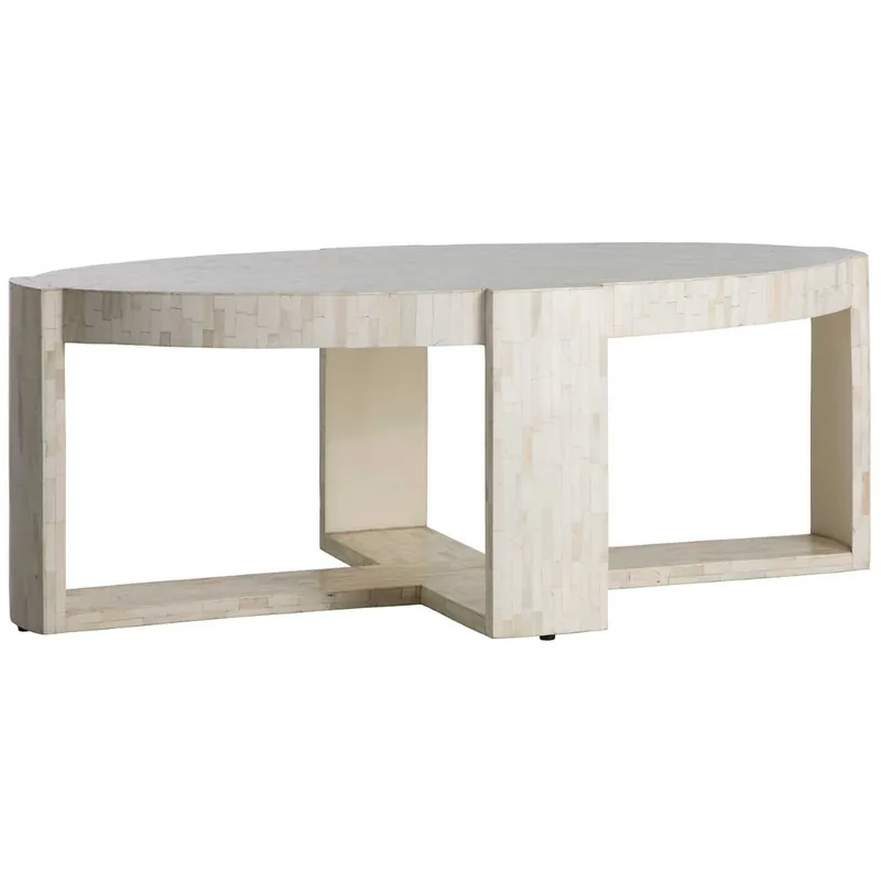 New Arrival Kenzie 48.5 X 29 inch Bone Ivory Coffee Table