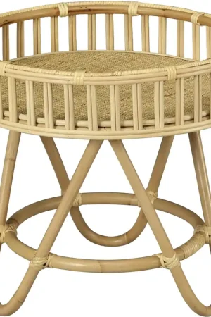 Worldwide Shipping Tika 22 X 22 inch Natural Accent Table
