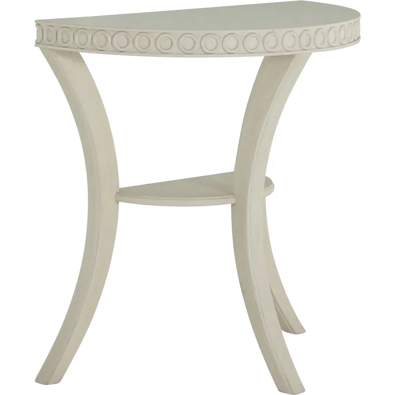 Money Back Guarantee Linda 32 X 17 inch White & Ivory Console Table