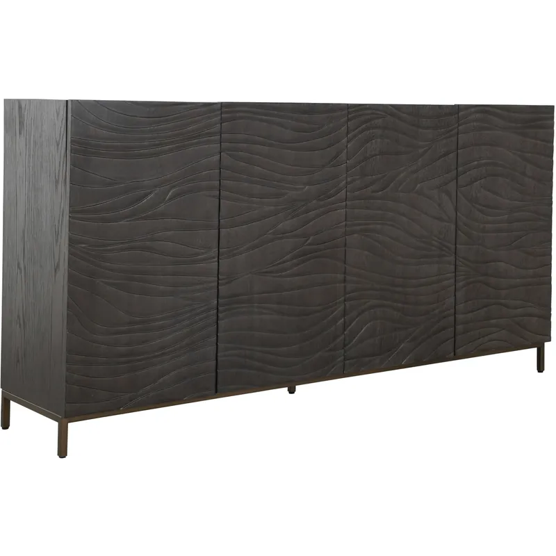 Oliver Natural Black Cabinet Place Order