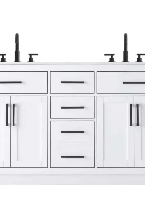 Alden 60 X 35 inch White Bathroom Vanity Cabinet Best Choice