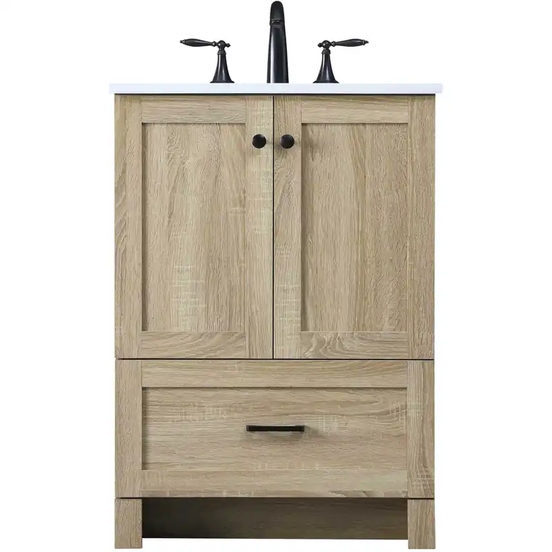 Soma 24 X 34 inch Mango Wood Bathroom Vanity Cabinet Best Price