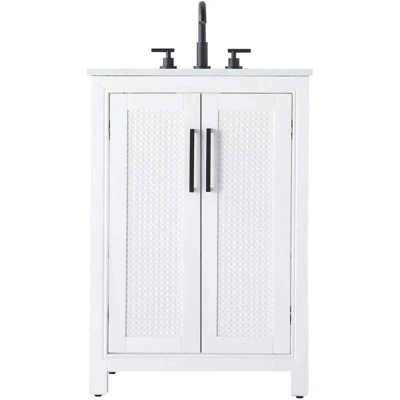 Alina 24 X 35 inch White Bathroom Vanity Cabinet Final Sale