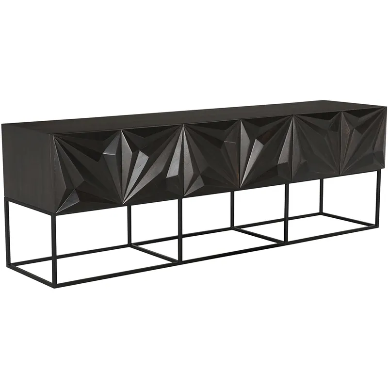 Secure Checkout Zurich 96 X 23 inch Ebony Walnut Console