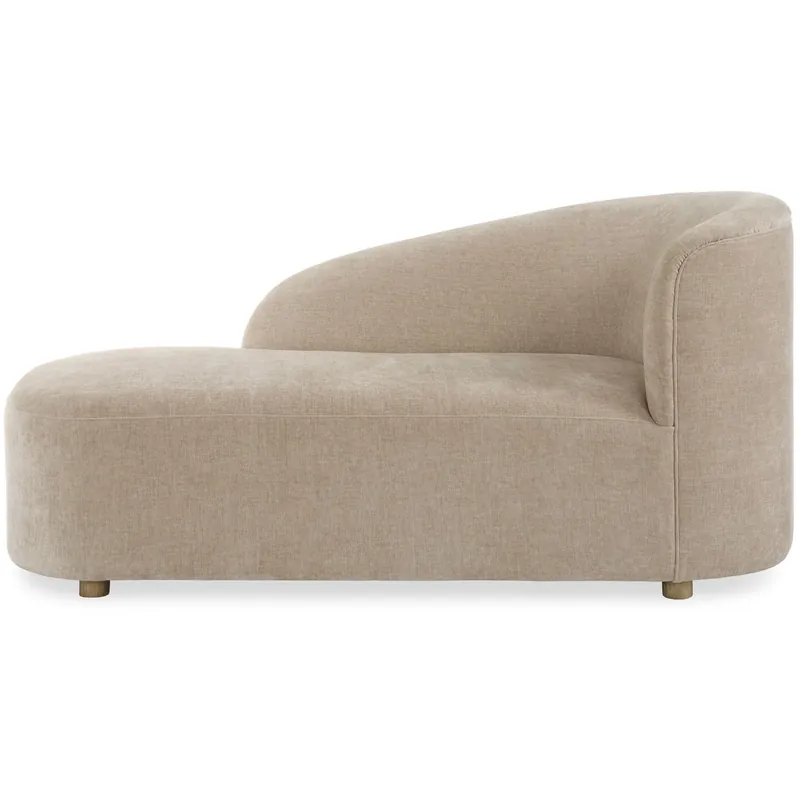 Fae Flax Arm Chaise Lounge Instant Buy