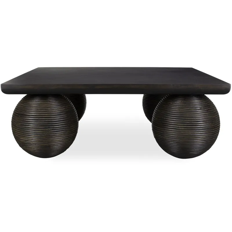 Kasson 44 X 17 inch Distressed Black Coffee Table Affordable