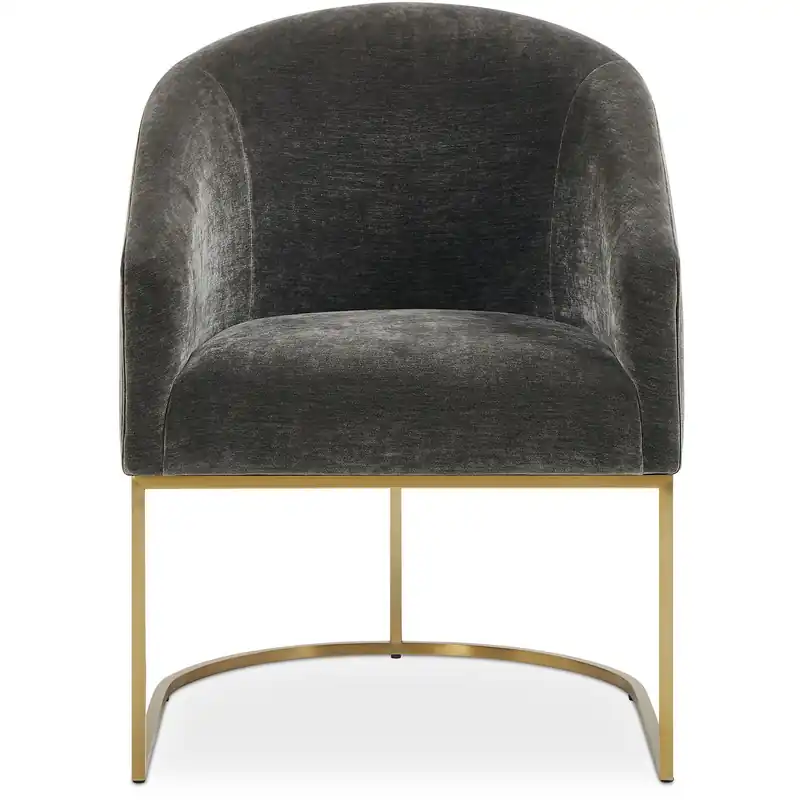 Hanni Brass and Charcoal Dining Chair Deal
