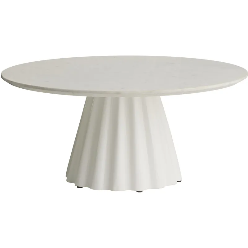 Mega Sale Rinny 38 inch White and White Gesso Coffee Table
