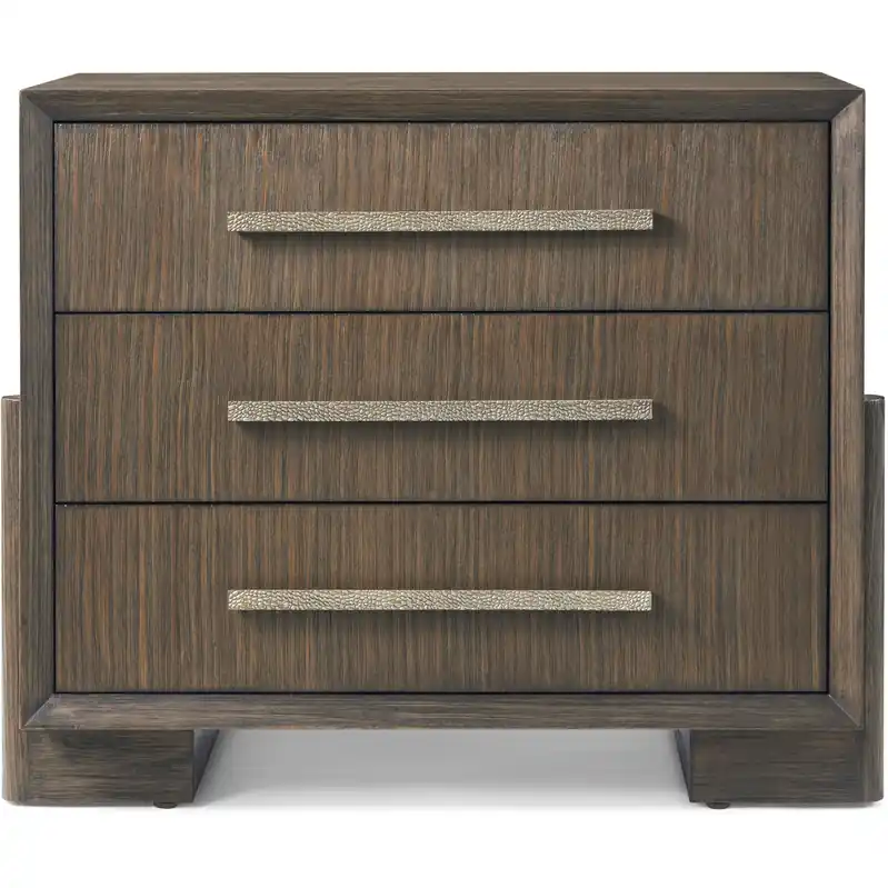 Urbane 32 X 26 inch Campfire Nightstand, Wooden, 3-Drawer In Demand
