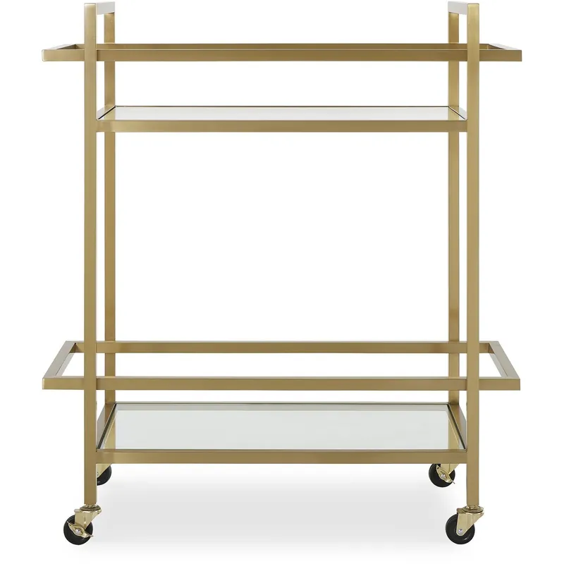 Erena Brass Bar Cart Hot Deal
