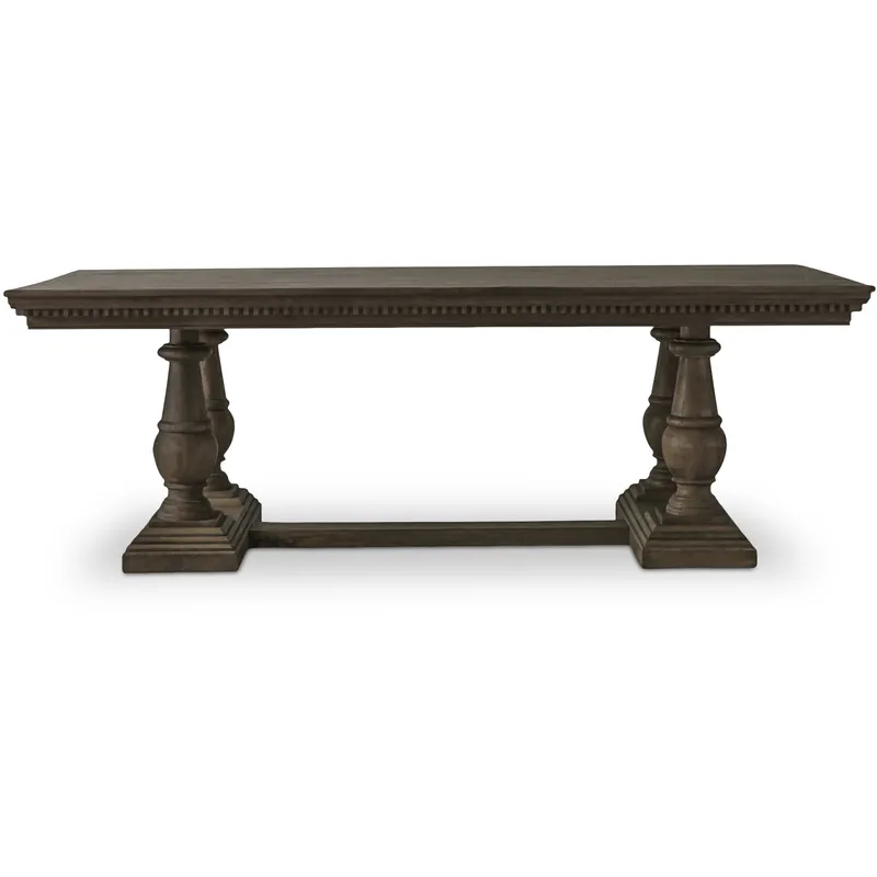 Everson 110 X 43 inch Dark Brown Dining Table Price Drop