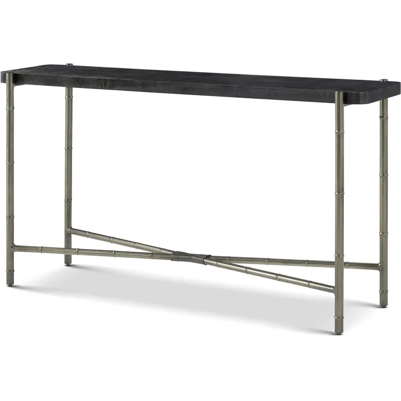 Hassle-Free Returns Kesden 60 X 16 inch Silent Black Console Table