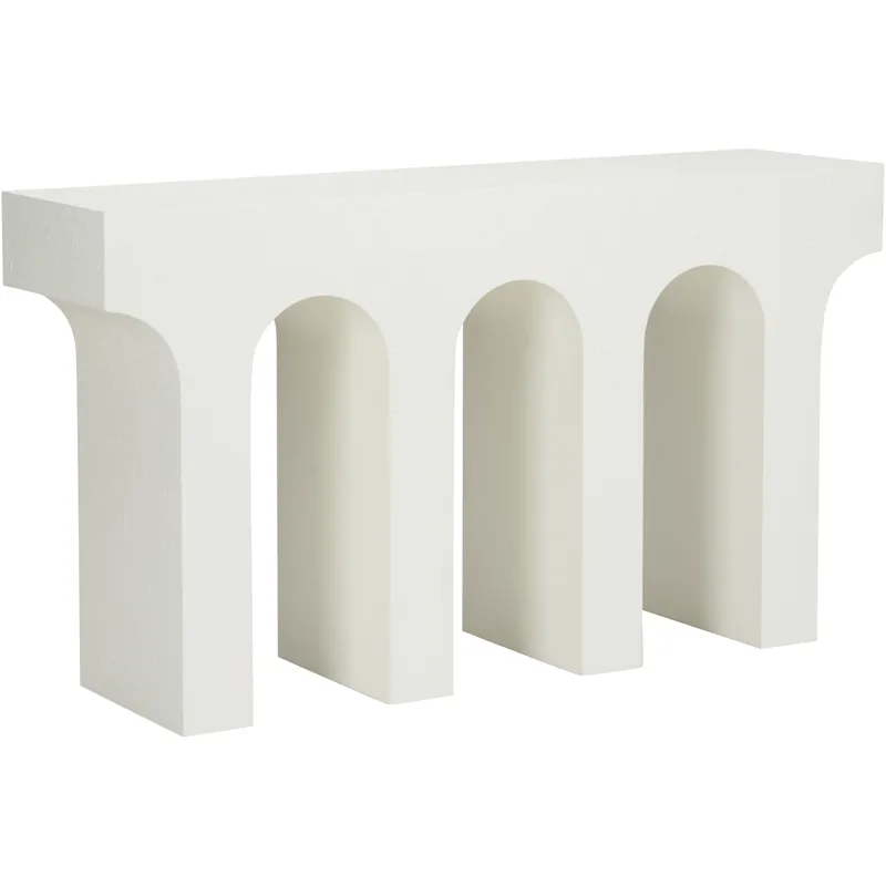 Arcade 60 inch White/Cream Console Table Place Order