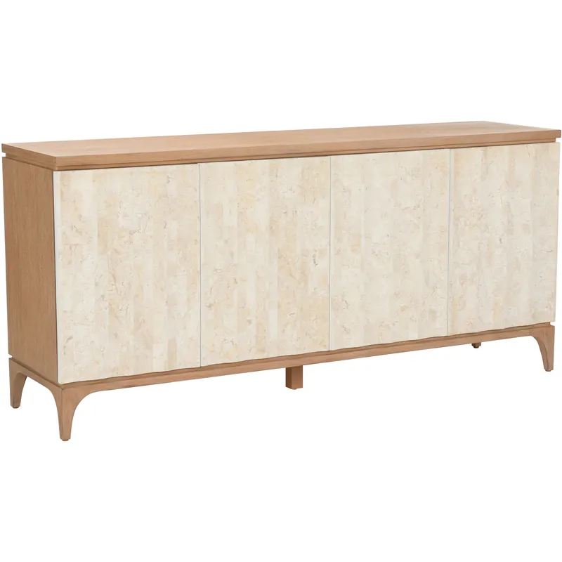 Lando Brown and White/Cream Cabinet Top Pick