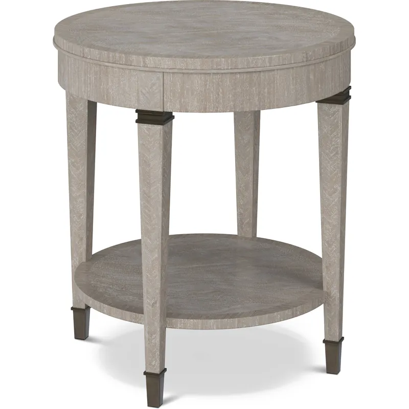 Gillies 26 X 24 inch Geo Coast Side Table, Wooden, Marlborough by Alexa Hampton Low Price