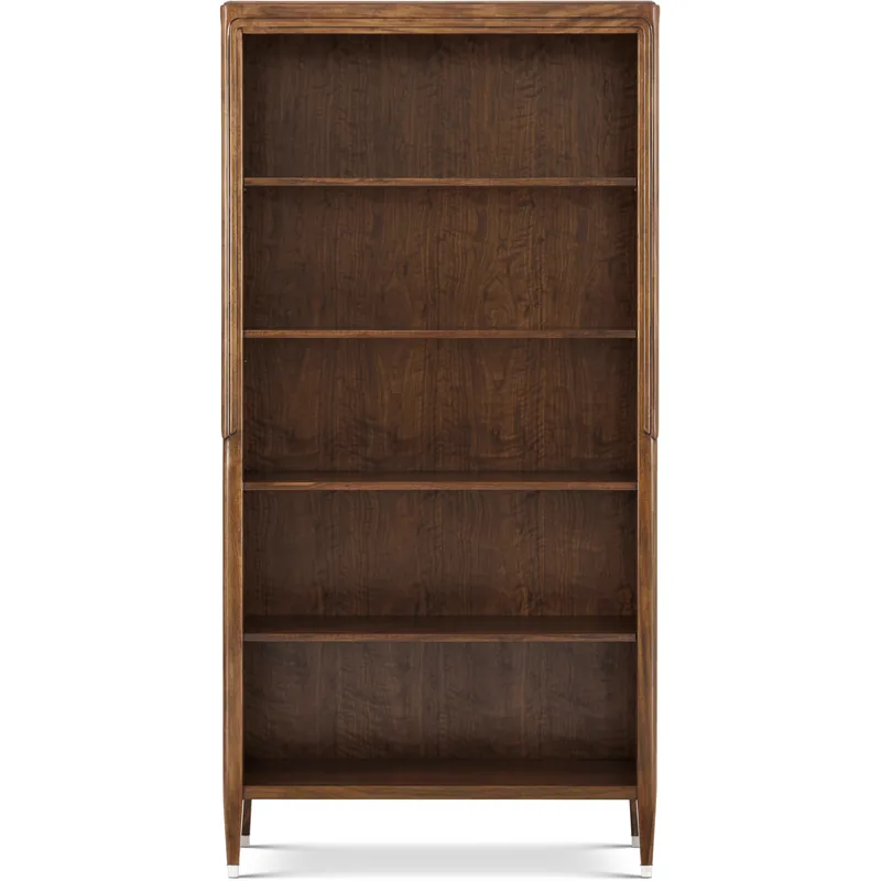 Super Sale Dorchester Mayfair / Antique White Brass Bookcase, Wooden, 5-Shelf