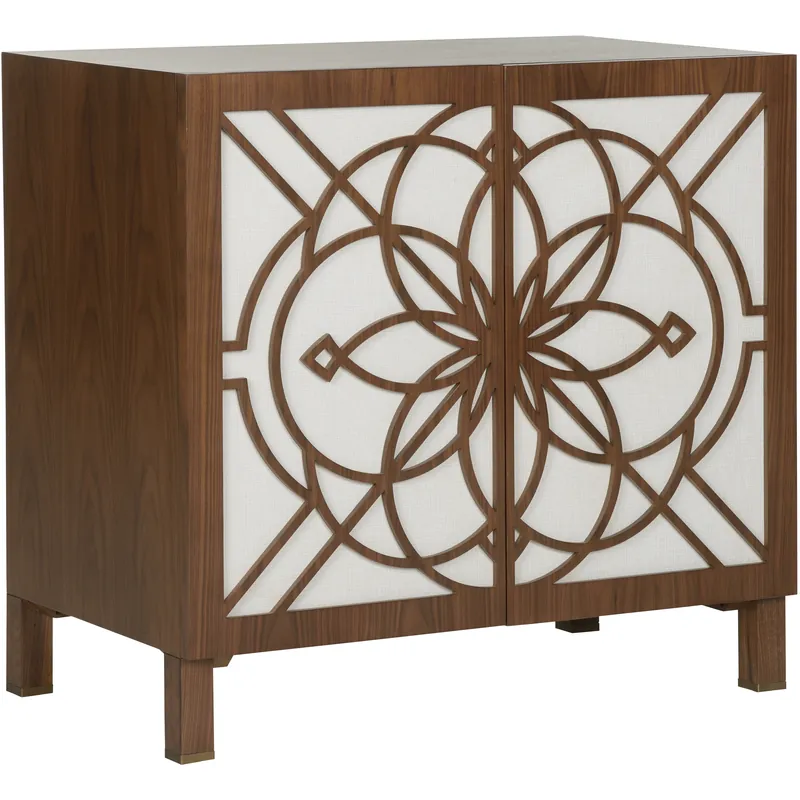Flower of Life Brown and White/Cream Cabinet Exclusive