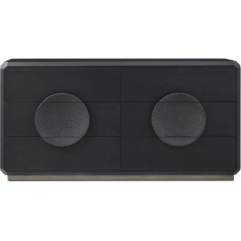 Big Sale Spencer St. James Onyx Dresser, Wooden, 6-Drawer
