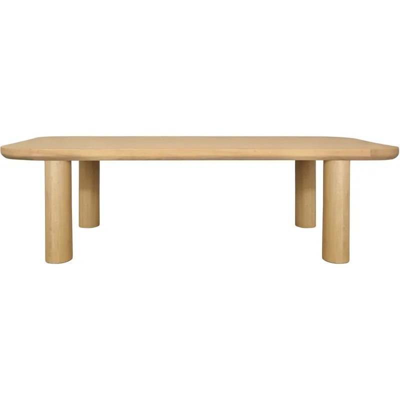 Free Delivery Anders 98 X 42 inch Natural Dining Table, Large