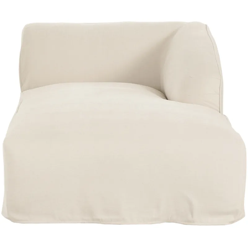 Isla Beige Right Arm Facing Chaise Trusted Brand