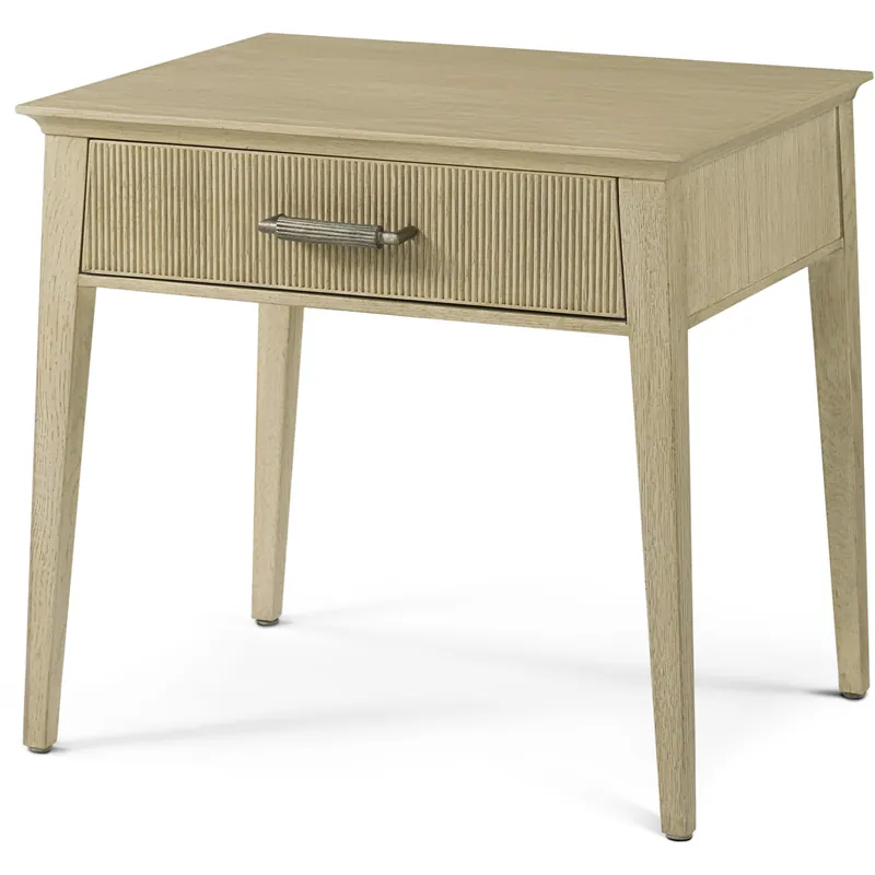 Balboa 24 X 22 inch Coastal Grey Side Table, Wooden, 1-Drawer Time-Limited