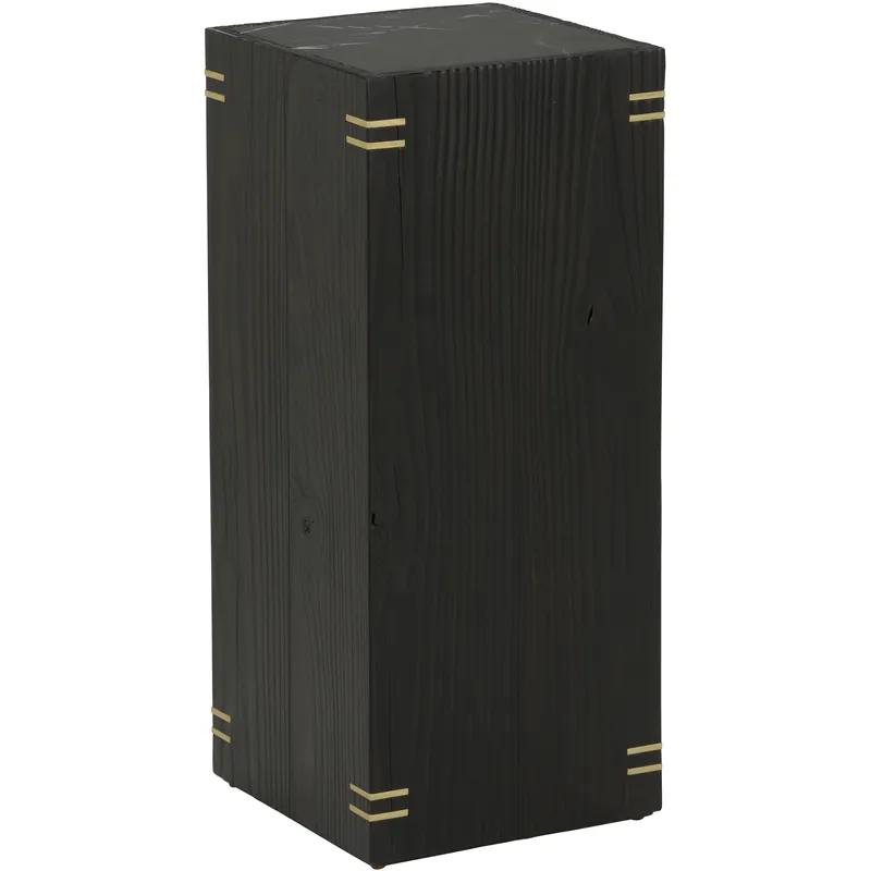 Shop Now Shou Sugi Ban Pedestal, Medium