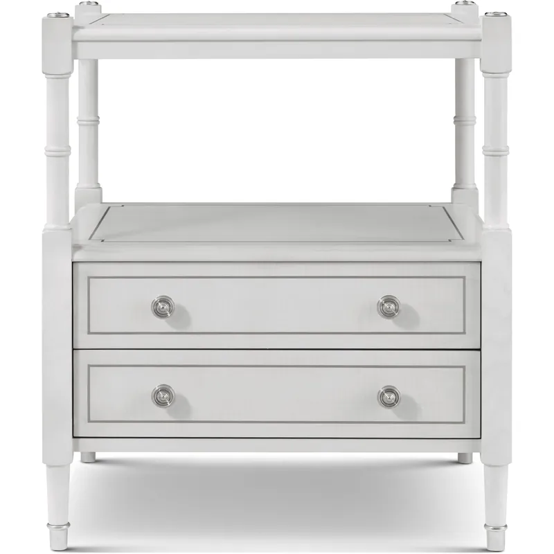 Spencer London 28 X 24 inch Chelsea Nightstand, Wooden, 2-Drawer Exclusive