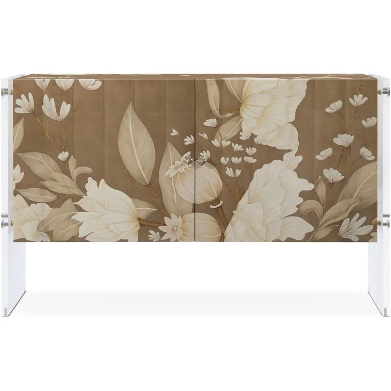 Bouquet Toasted Cashew Cabinet, Wooden, 2-Door Cheap