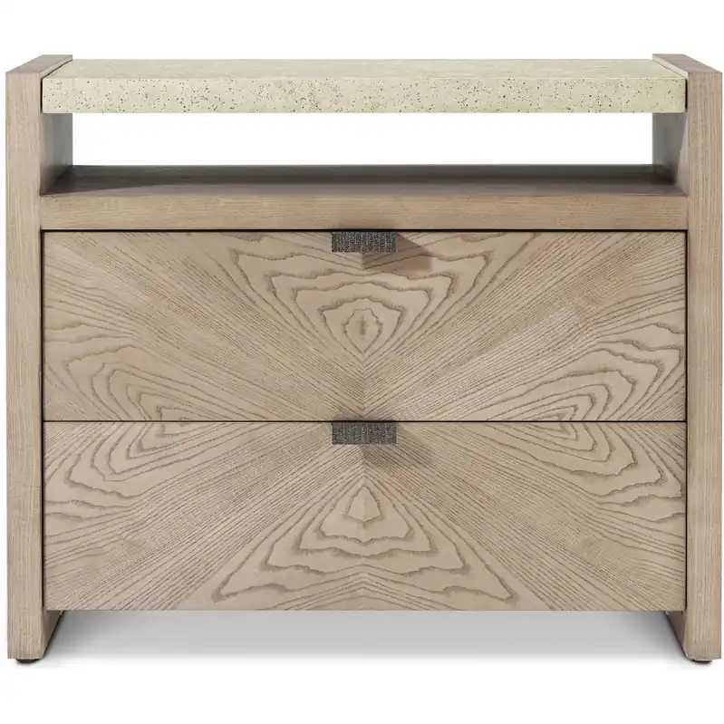 Catalina 36 X 30 inch Dune Nightstand, Wooden, 2-Drawer Weekend Sale