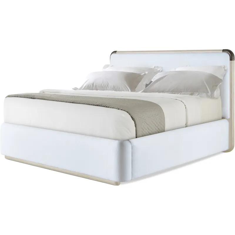 Editor’s Pick Luna Cascade US King Bed, Wooden, Upholstered