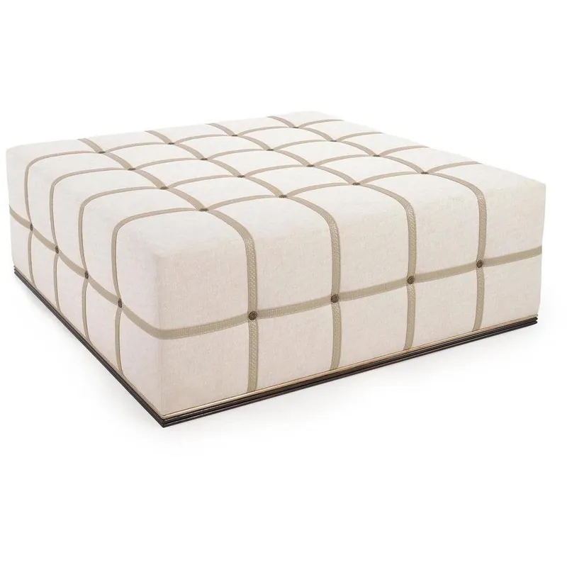 Luxury Steamer Trunk 20 inch Cocktail Ottoman