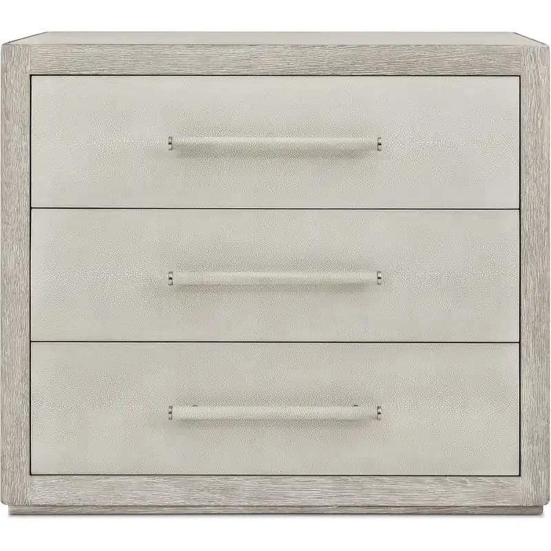 Maxwell 32 X 28 inch Cashmere Nightstand, Wooden, 3-Drawer Limited Offer