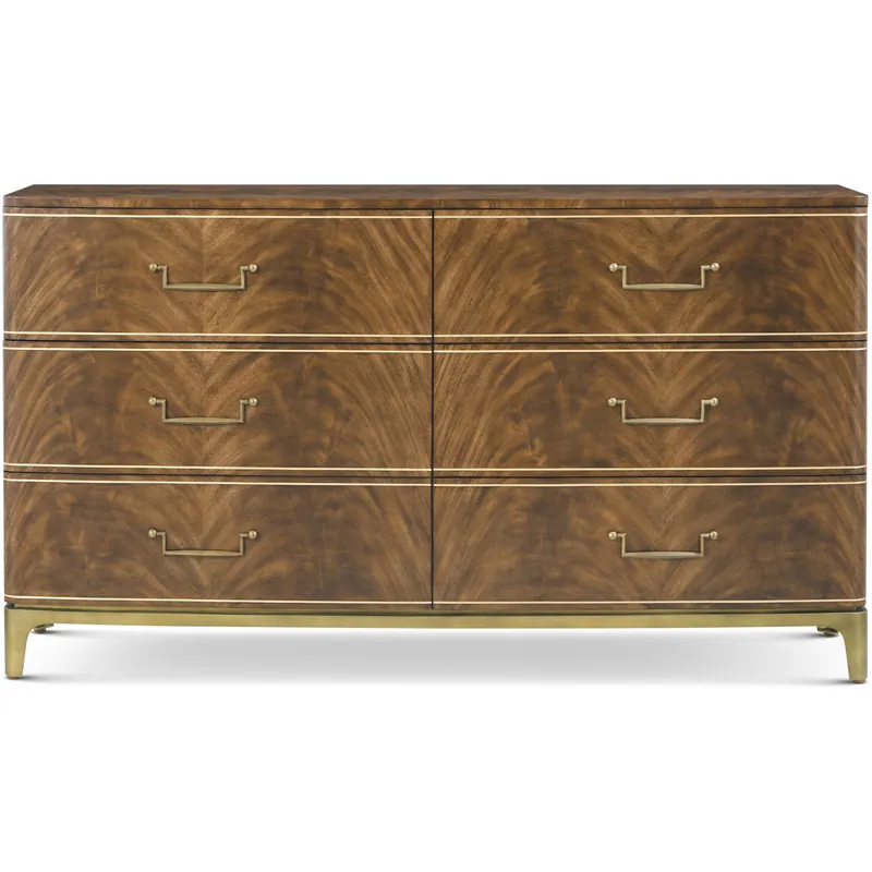 Genuine Burl Classic English Dresser, Wooden, Spencer London