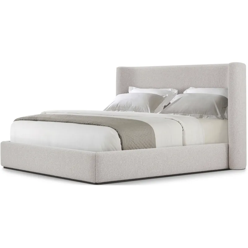 Free Shipping Maxwell Obsidian US Queen Bed, Wooden, Upholstered