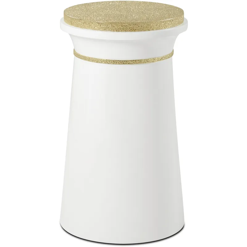 Judith Leiber Couture 24 X 14 inch Solstice / Polished Textured Brass Accent Table Trending