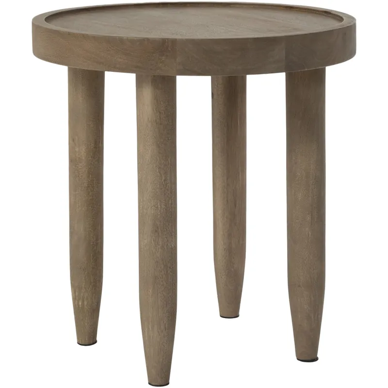 Hot Deal Cicoria 19 X 18 inch Light Brown Side Table